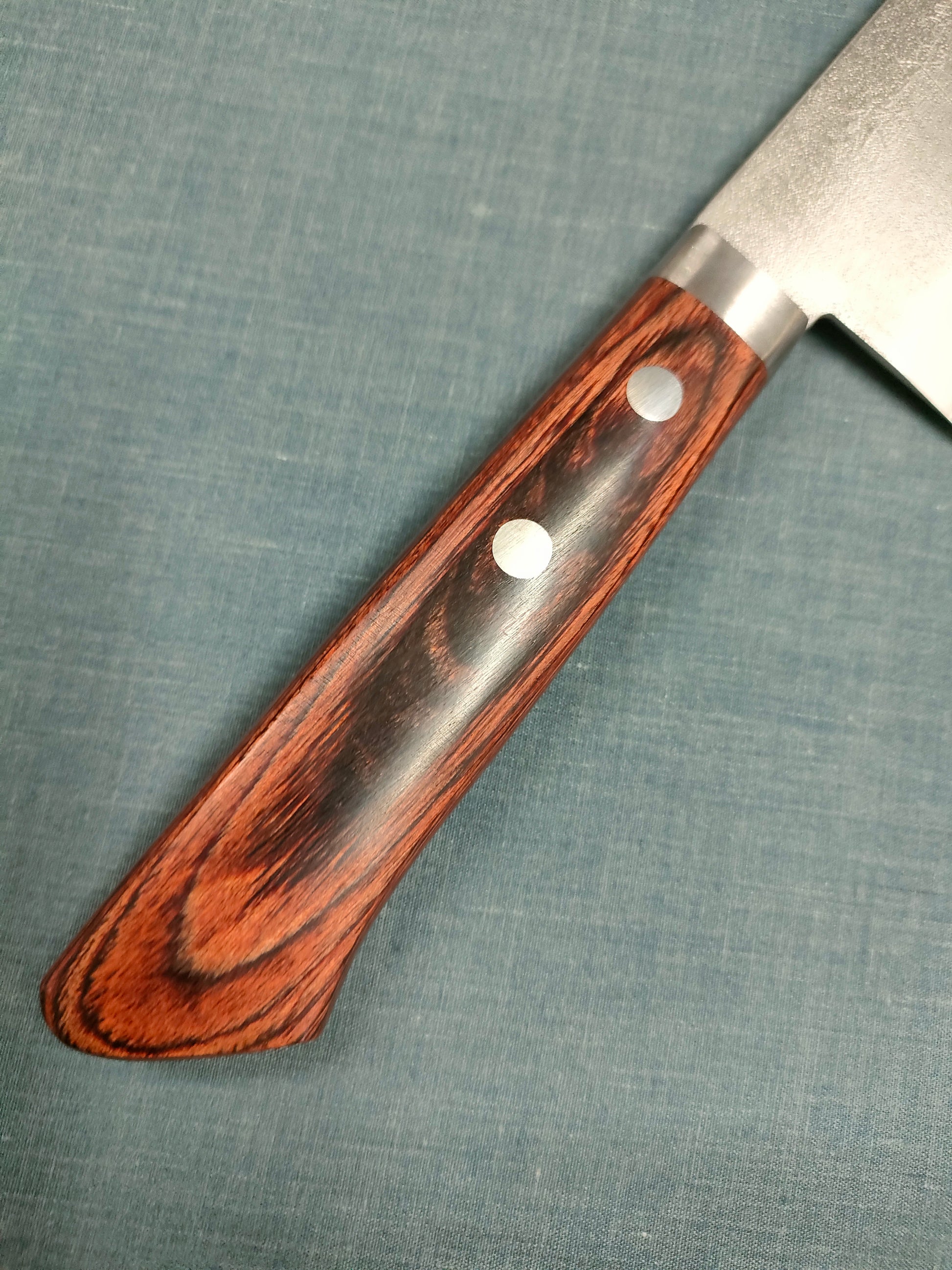 Masutani | VG1 Nashiji | Gyuto 180 | Brown Pakka