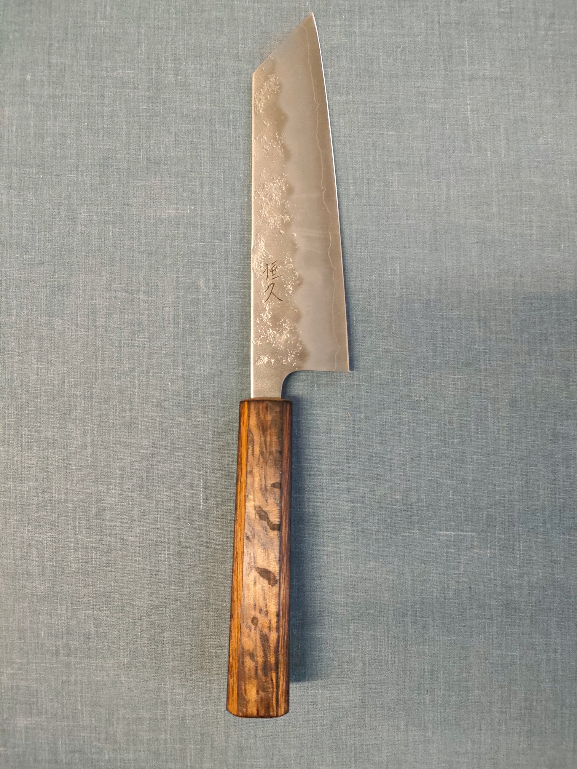 Tsunehisa | Ginsan 3 Nashiji | Bunka 175mm | Burnt Oak
