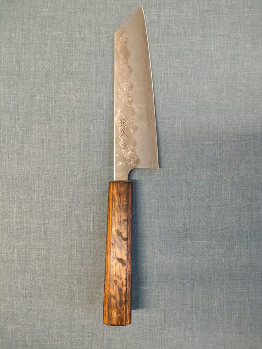 Tsunehisa | Ginsan 3 Nashiji | Bunka 175mm | Burnt Oak