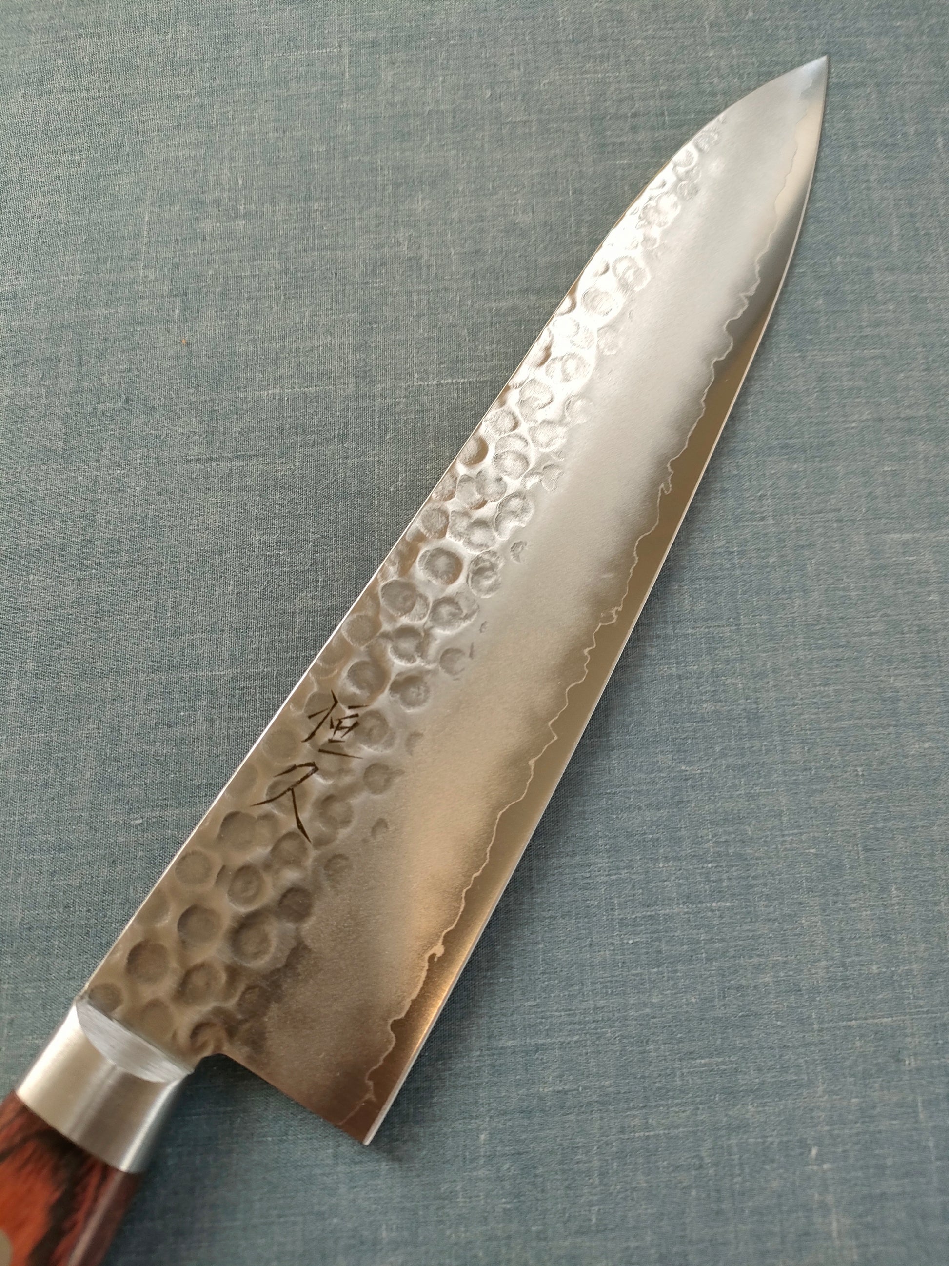 Tsunehisa | VG10 Tsuchime | Gyuto 210mm | Brown Pakka