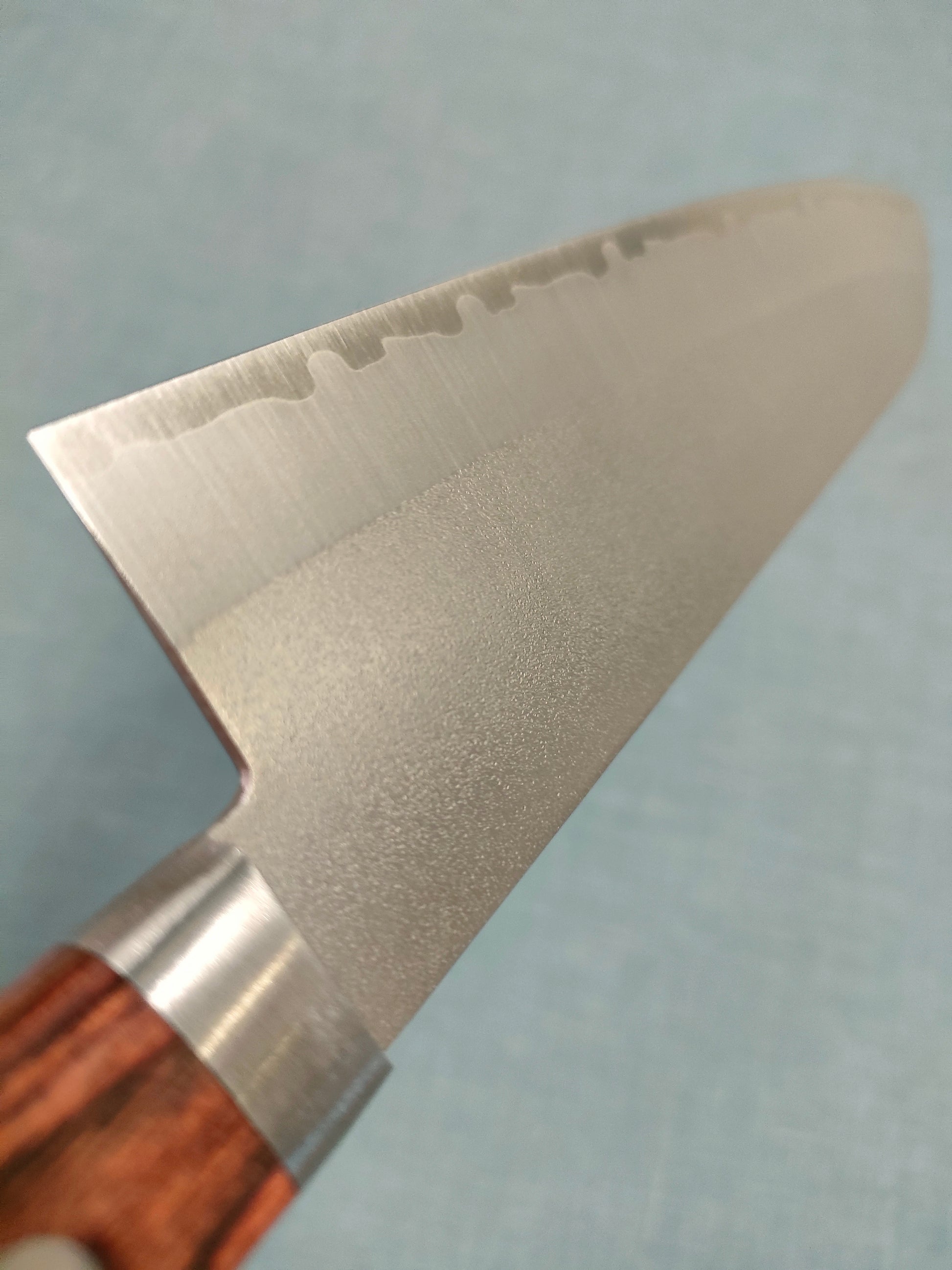 Masutani | VG1 Nashiji | Gyuto 180 | Brown Pakka