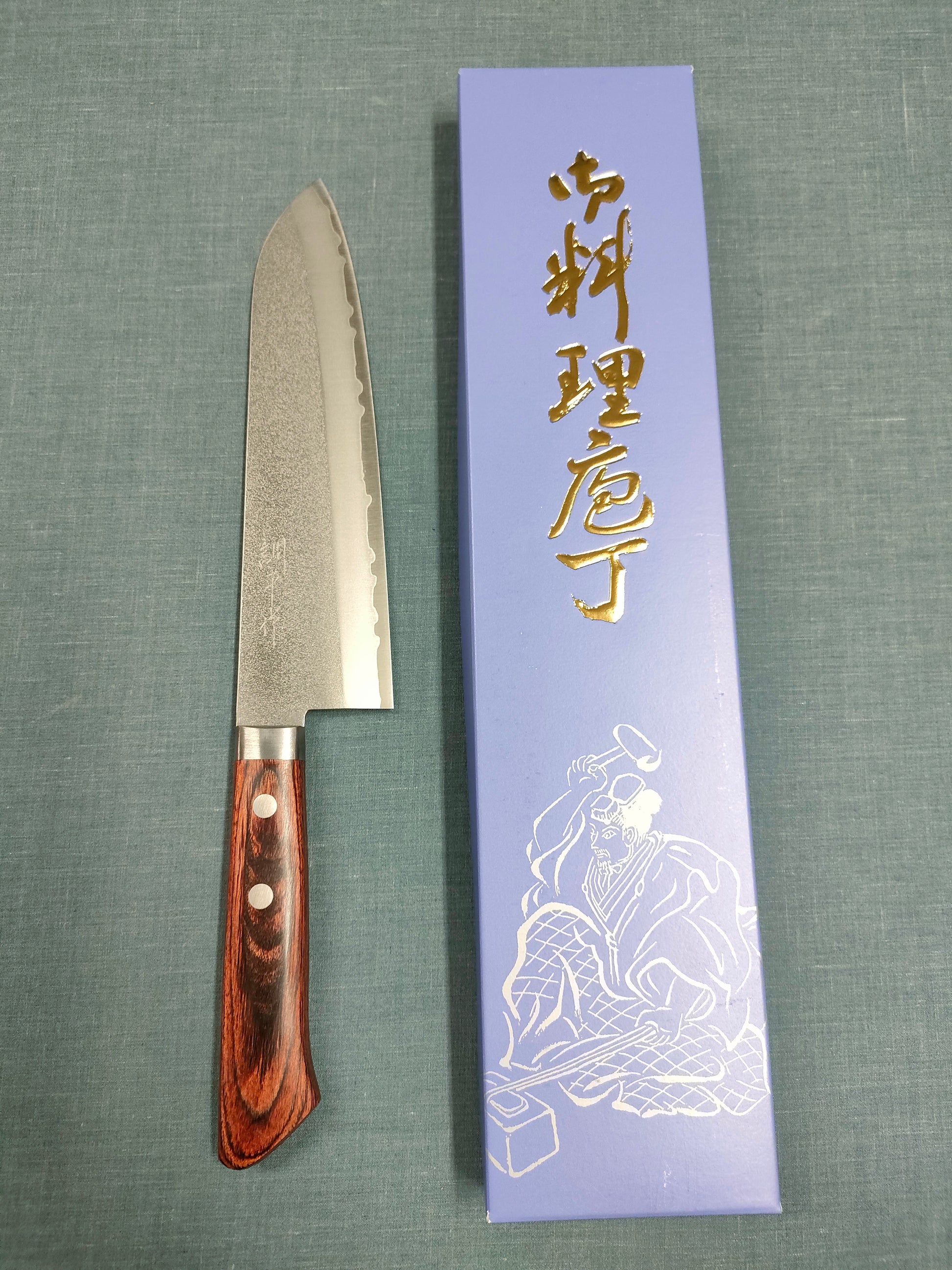 Masutani | VG1 Nashiji | Gyuto 180 | Brown Pakka