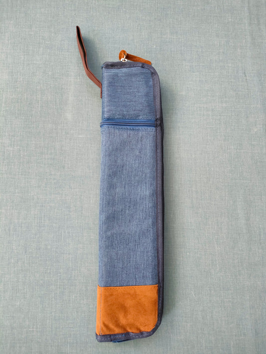 Knife Roll | Blue | Drumstick style