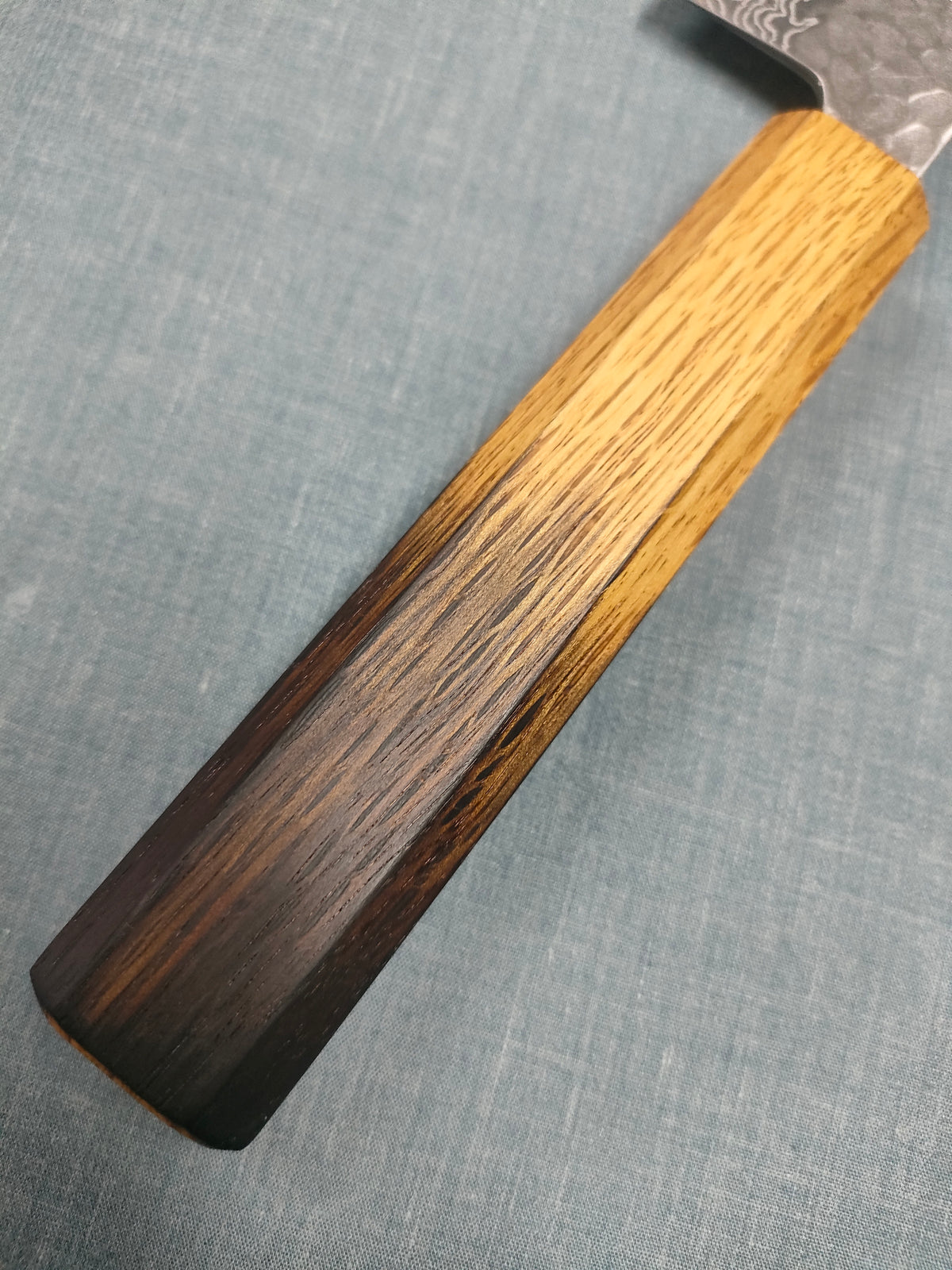 Tsunehisa | Bunka 170mm | Ginsan 3 Damascus | Tsuchime