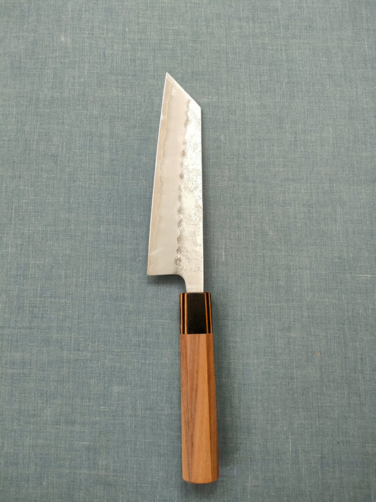 Tsunehisa | Ginsan 3  Nashiji | Bunka 175mm| Walnut
