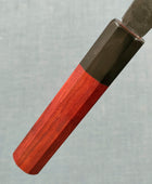 Yosimitu Kajiya | Nakiri 160mm | Shirogami 2 | Red Oak & Horn