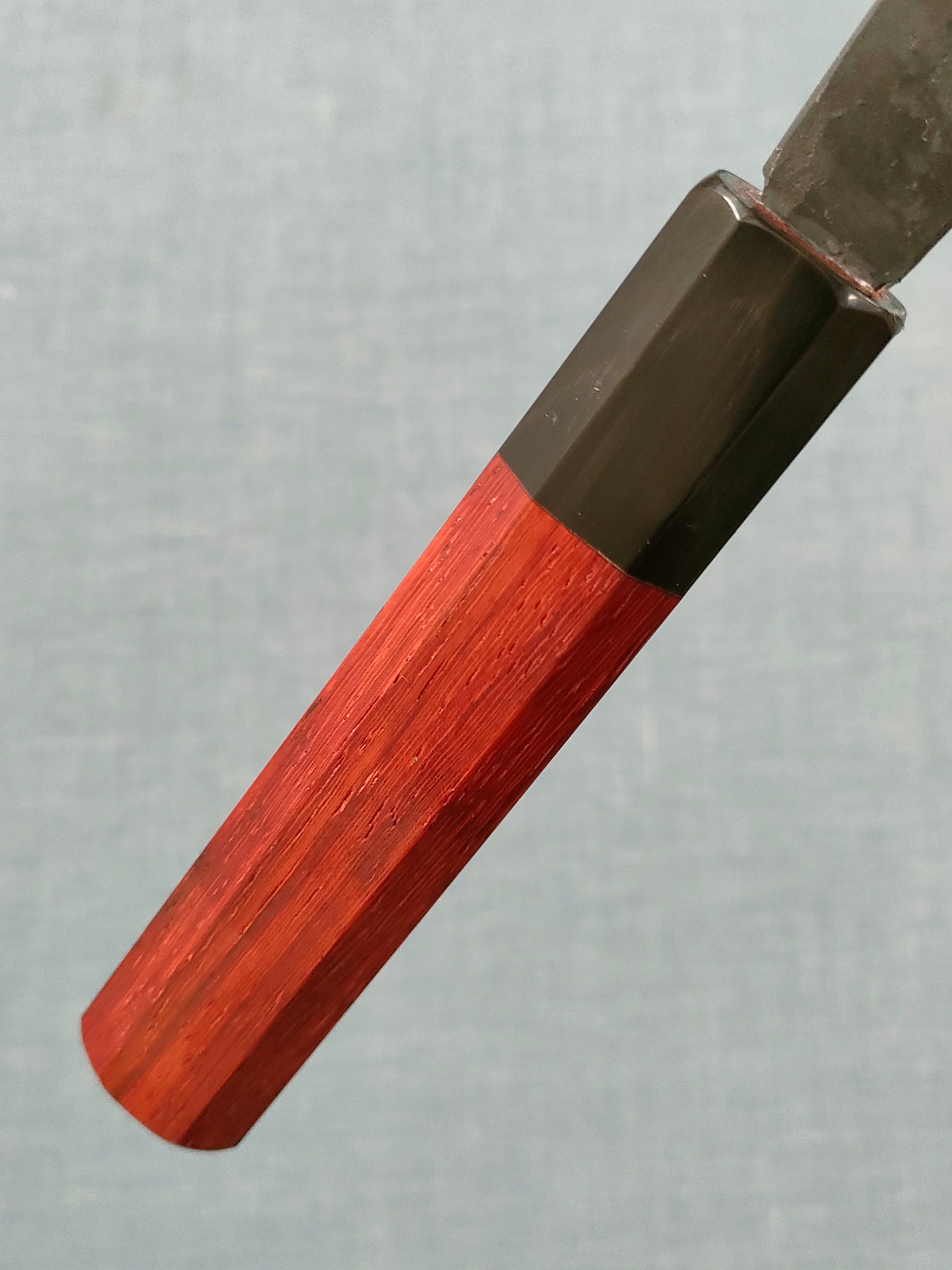 Yosimitu Kajiya | Nakiri 160mm | Shirogami 2 | Red Oak & Horn