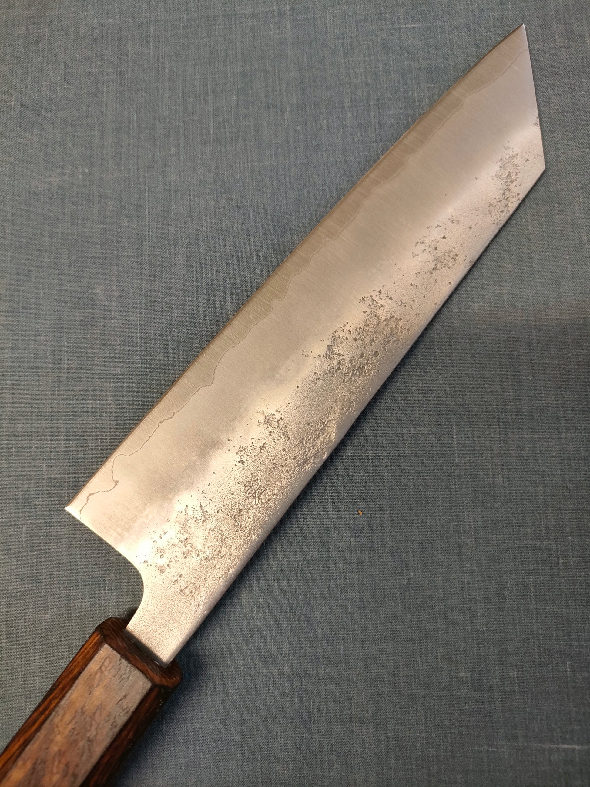 Tsunehisa | Ginsan 3 Nashiji | Bunka 175mm | Burnt Oak