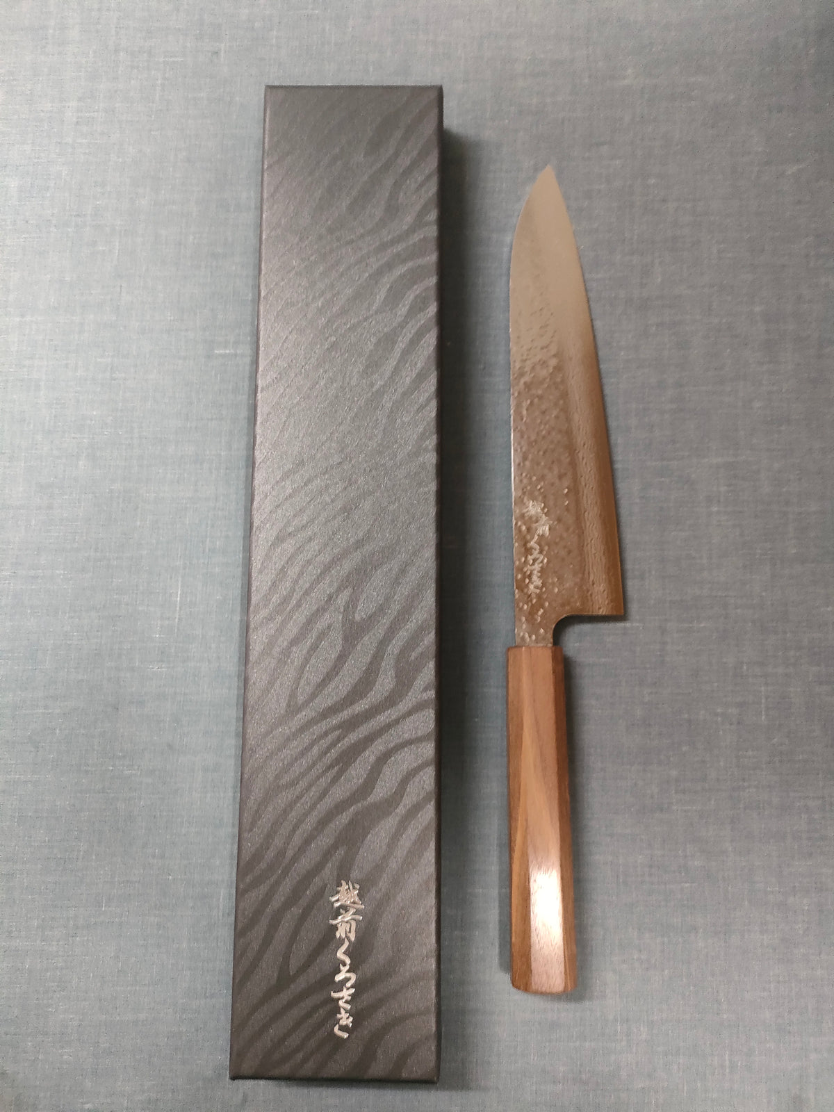 Makoto Kurosaki | Damascus Tsuchime |Gyuto 210mm | VG7