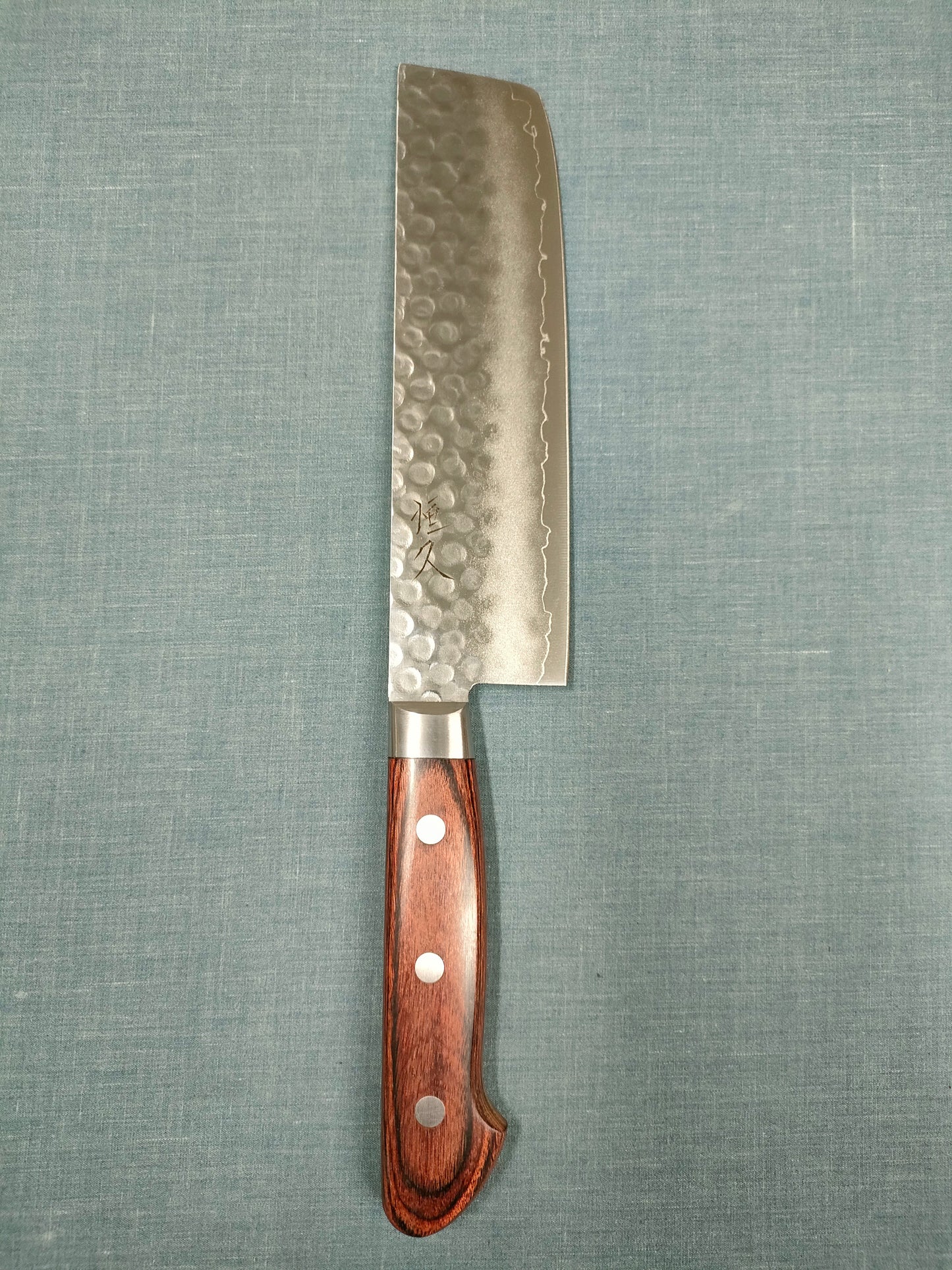 Tsunehisa | VG10 Tsuchime | Nakiri 160mm | Brown Pakka