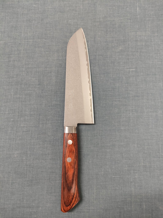 Masutani | VG1 Nashiji | Santoku 165 | Brown Pakka