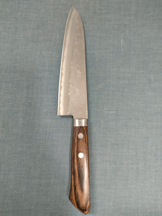 Masutani | VG10 Damascus | Gyuto 180mm | Brown Pakka