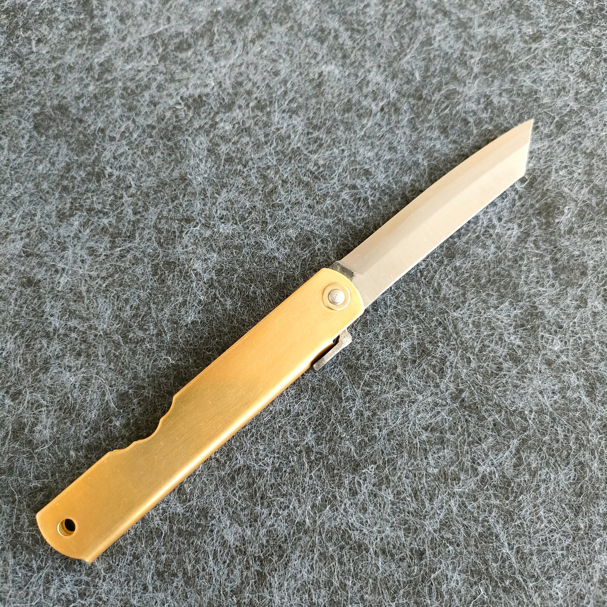 Higonokami 70mm (M) | Aogami 2 | Brass