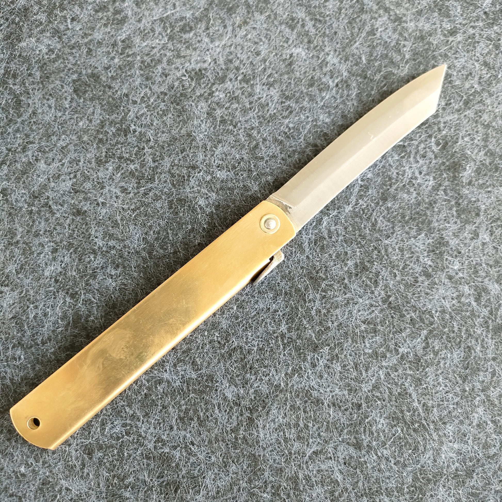 Higonokami 90mm (L) | Aogami 2 | Brass